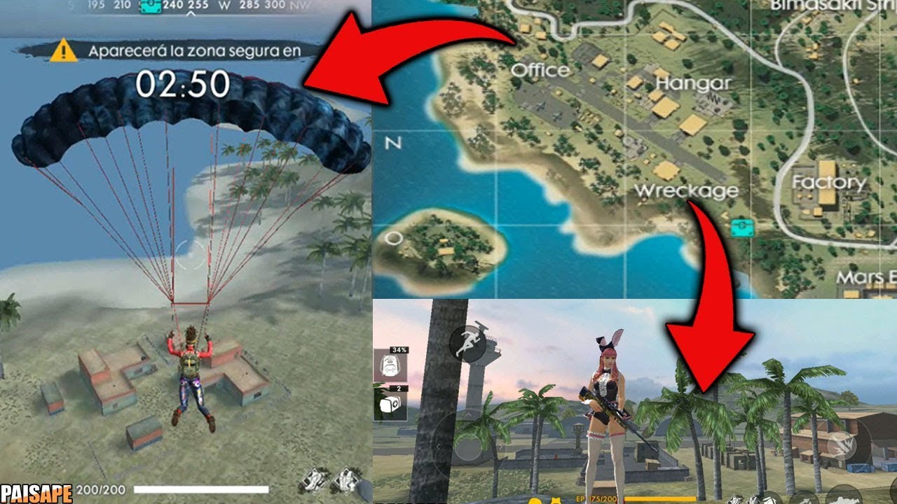 Lugares Que Fueron Eliminados De Free Fire Parte 1 Office Hangar Wreckage