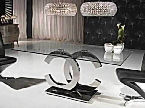 Novedades decoracion : mesas comedor salon estilo moderno youtube Mesas de comedor minimalistas