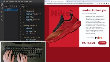 ASMR Programming - Responsive Product Card View With Change Color Image Functionality - No Talking