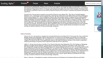 How to Read a Proxy Statement