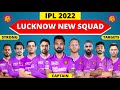 Lucknow Team Squad 2022 | Lucknow Target Players 2022 Lucknow IPL Team Squad 2022 | KL Rahul Lucknow