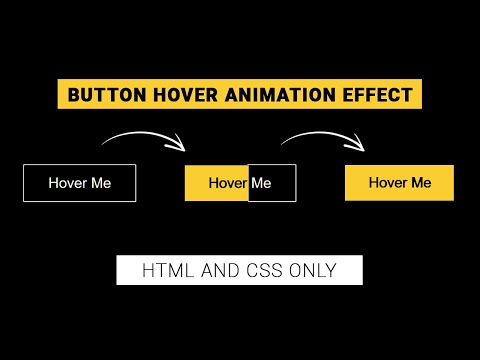 Hover Animation  Button Effects using Only HTML & CSS