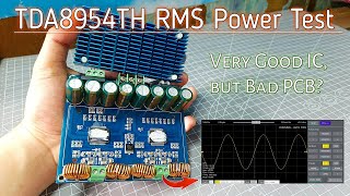 Tda8954th Rms Power Test Modifications And Review classddanlifier tda8954 danlifier diyspeaker