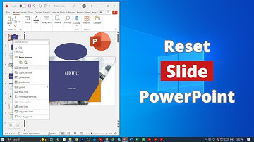 How to Reset Slide on Microsoft PowerPoint