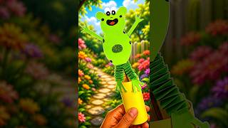 Frog foam sheet easy craft ideas for kids #shorts #kids #trending #craft #ytshorts #frog #craftideas