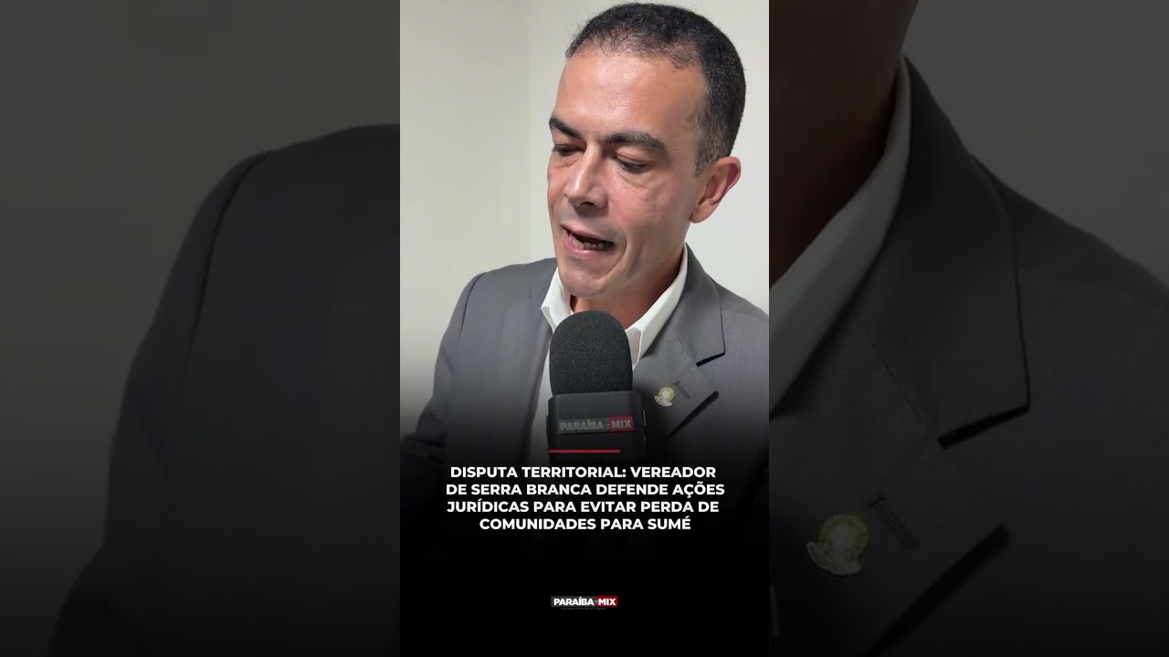 VEREADOR DE SERRA BRANCA DEFENDE AÇÕES JURÍDICAS PARA EVITAR PERDA DE COMUNIDADES PARA SUMÉ