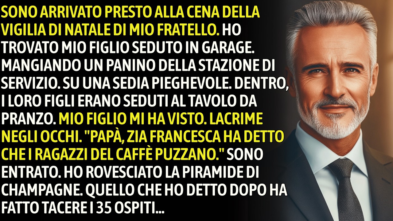 Arrivato Presto Alla Cena Di Natale Di Mio Fratello. Trovato Mio Figlio Che Aspettava In Garage...