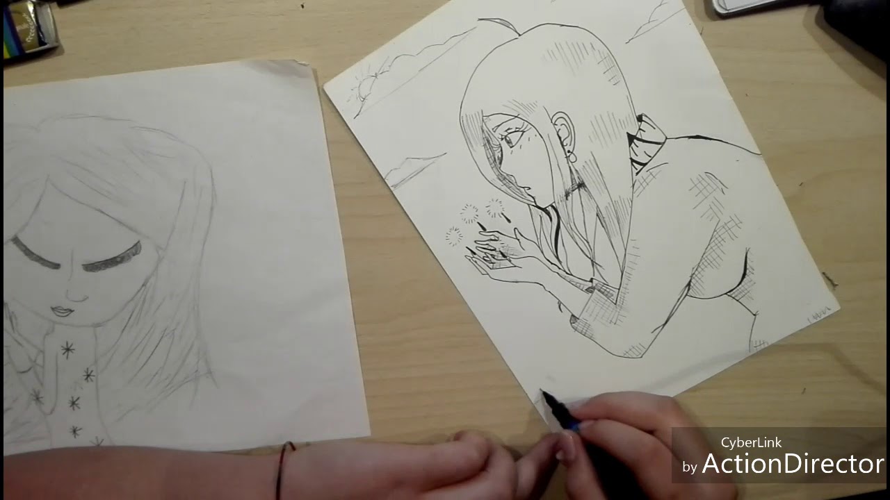 Redraw my old art 😺 8 years VS 13 years 😹😻 - YouTube