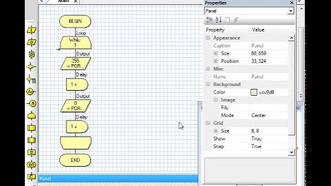 Tutorial 2 Flashing an LED Array using Flowcode  برمجة منفذ الميكروكنترولر كمخرج لإضاءة مجموعة ليدات