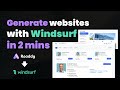 Create PROFESSIONAL website with Windsurf in 2 minutes