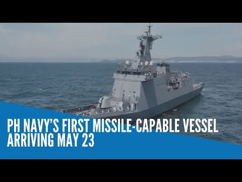 PH Navy’s first missile-capable vessel arriving May 23