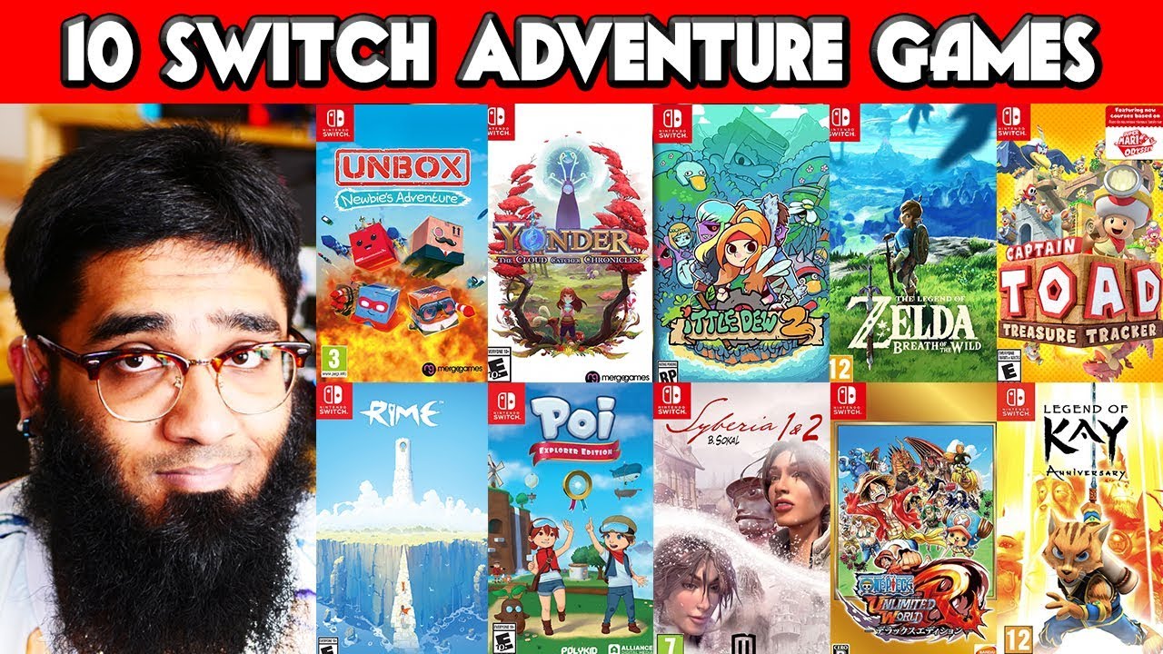 10 Nintendo Switch Adventure Games To 2018!🔺 YouTube