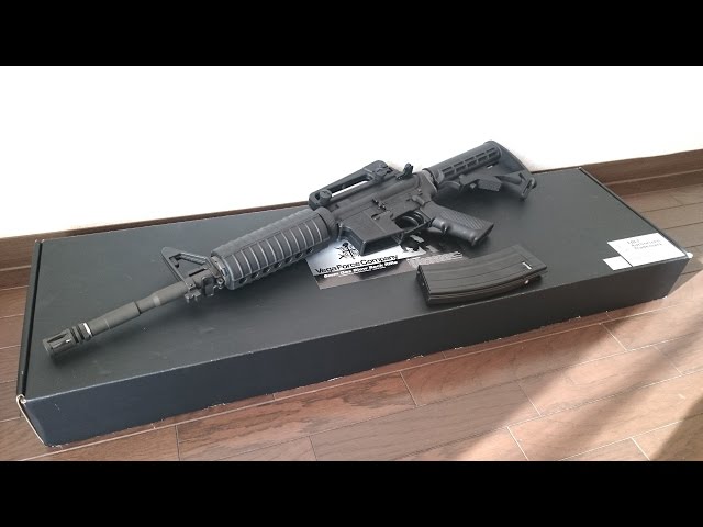 VFC M4A1 GBB DX版 （2015.Ver） 開封&実射 - YouTube