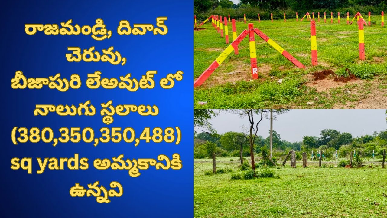 AD-01: Ready to construction plots for sale @diwancheruvu #rajahmundry#realestate#vlog #SAproperties