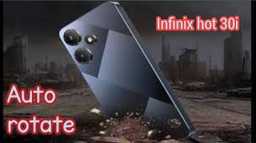 How To Enable Auto Rotate In Infinix Hot 30i,Auto Rotate Screen Enable In Infinix Hot 30i,