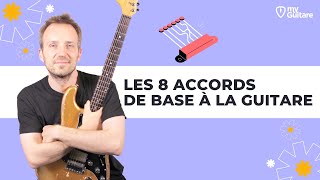 Video voorbeeld van "Les 8 accords de base pour débutant à la Guitare"