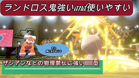 ポケモン ランドロス ザシアン対策