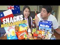 Probando los SNACKS TIPICOS de NUEVA ZELANDA 😨🇳🇿🍫🧃- ¿Conoces alguno? 🤔 | passportdekarlita