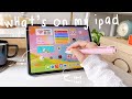  whats on my ipad pro 2021  my current fave apps  cute widgets  aesthetic ipad setup ios15 