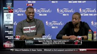Bobby Ramos Question For Dwyane Wade & Lebron