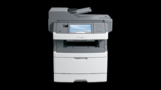 como trocar e resetar fotocondutor lexmark x464