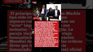 ÚLTIMA HORA: El príncipe Harry y Meghan Markle son criticados por un gran 'error' durante su gira po