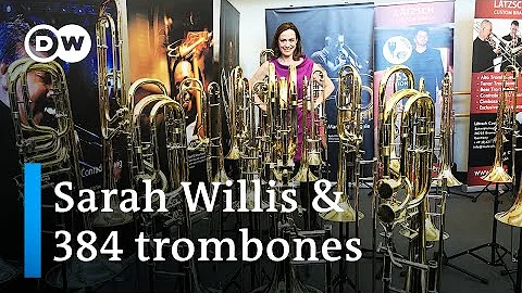 World record with 384 trombone players in New York | with Sarah Willis