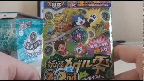 Yokai Watch: Z 2nd Series Yokai Medals Unboxing