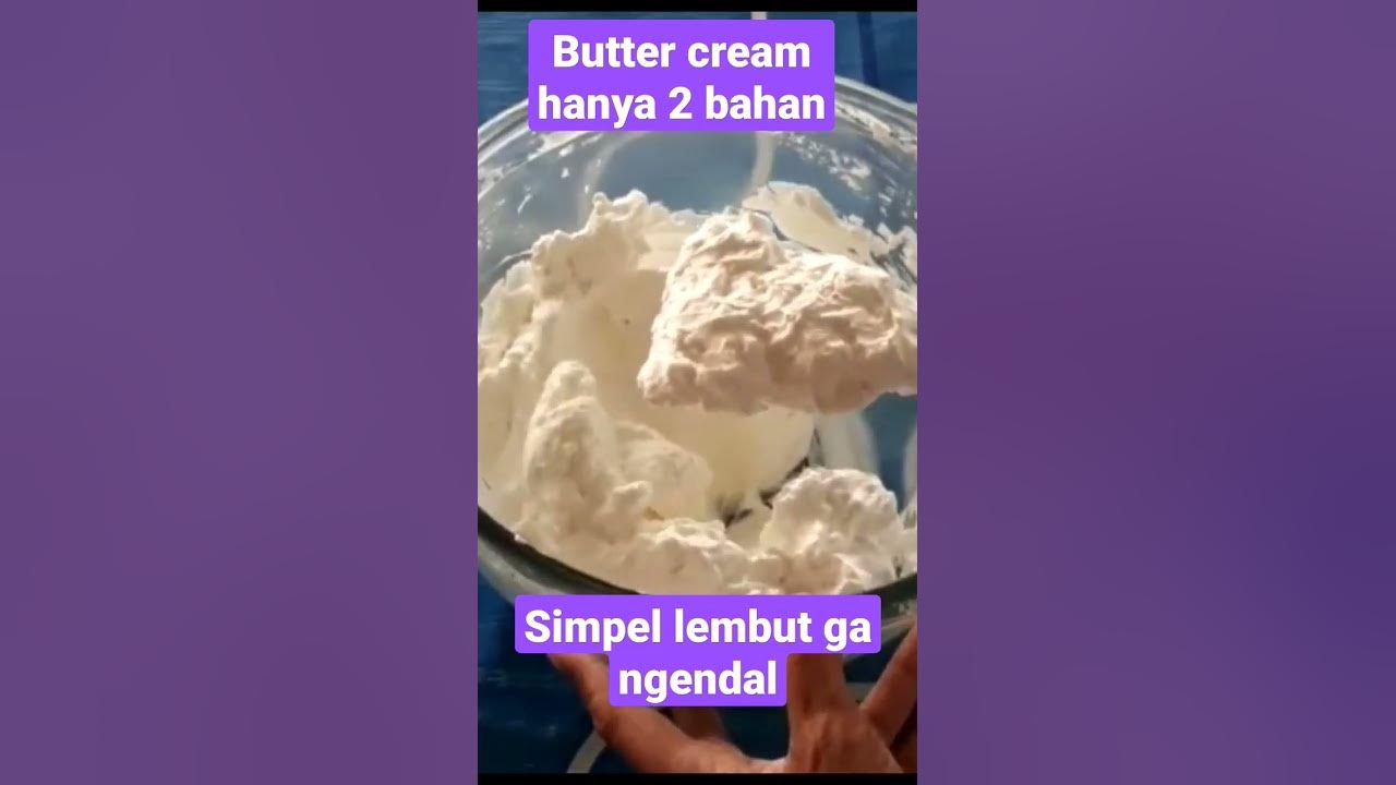 Butter cream hanya 2 bahan, enak lembut ga ngendal... Butter cream hanya 2 bahan, enak lembut ga ngendal...