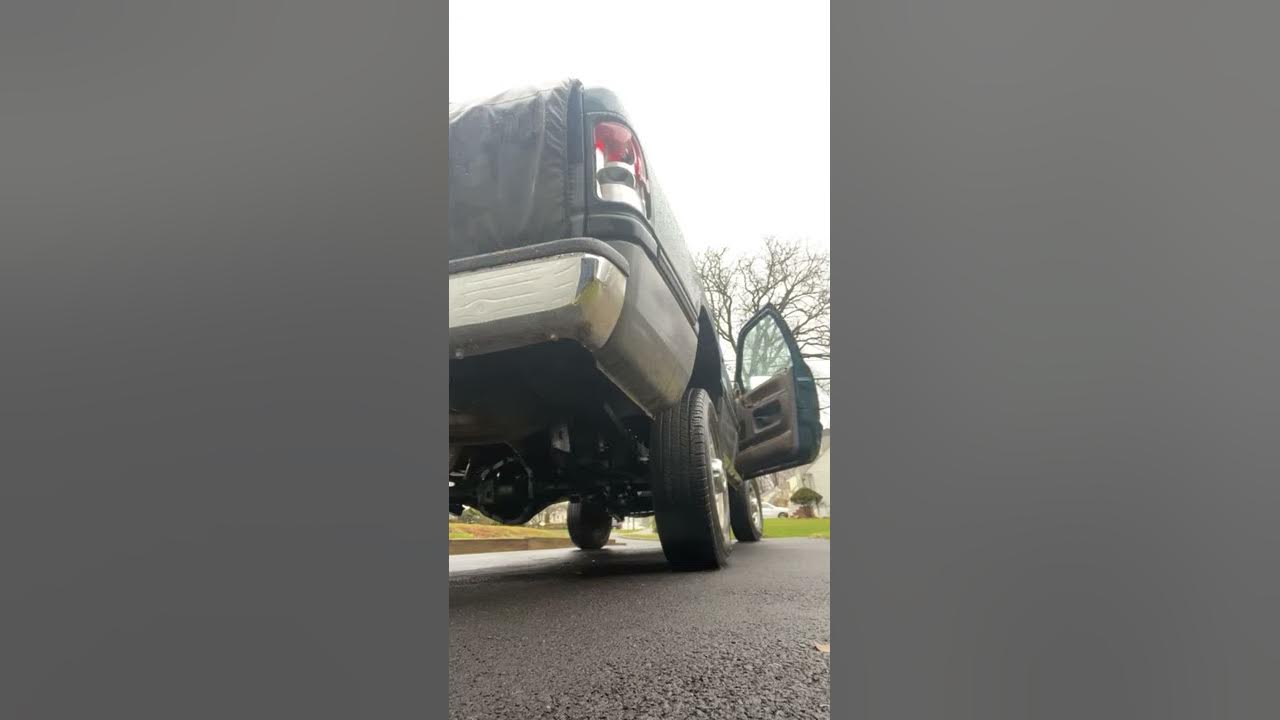 1995 dodge ram 5 9 magnum open headers youtube
