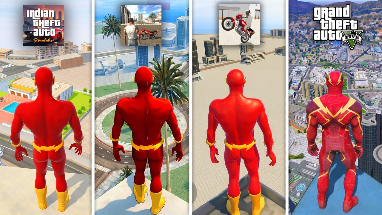 Flash Jumping In Indian GTA Games😱
