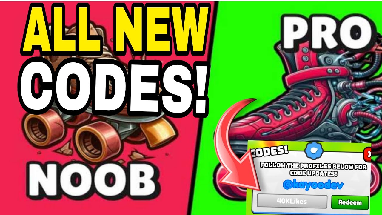 *NEW* ALL WORKING CODES FOR ROLLER SKATE RACING IN 2024! ROBLOX ROLLER ...