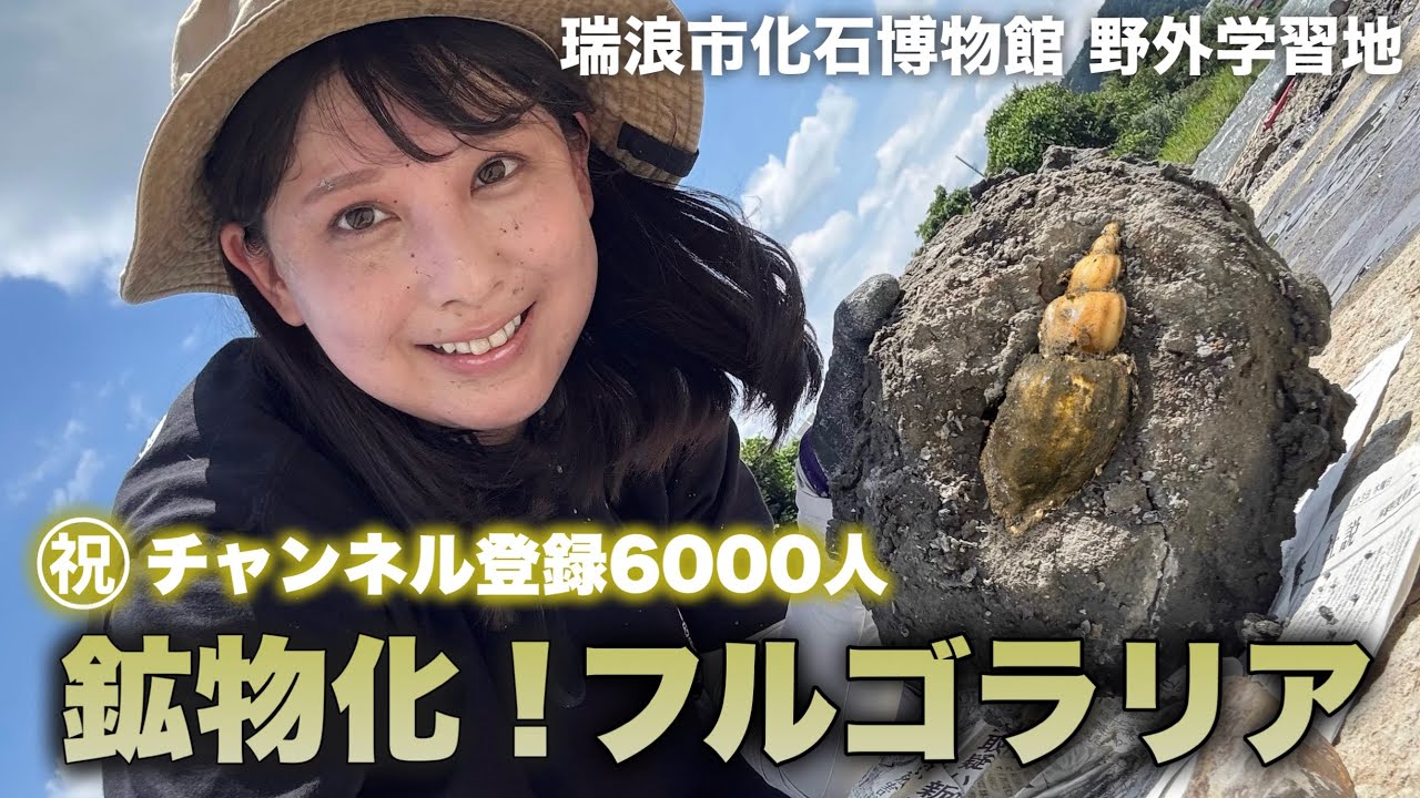 国産化石 北海道小平 ２５１０１２－7 Mizunami Fossil Hunting] Digging for a Giant Calcite-Mineralized