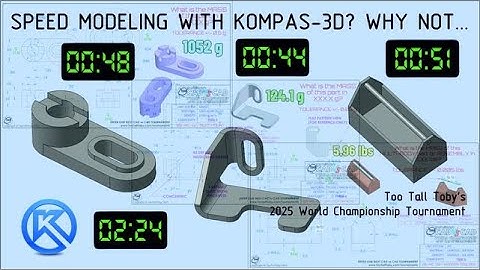 (2:24) KOMPAS-3D (КОМПАС-3Д) 2025 World Championship Tournament (Турнир чемпионата мира 2025 года)