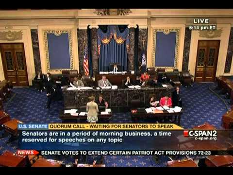 Senate Session 2011-05-26 (20:04:43-20:30:...