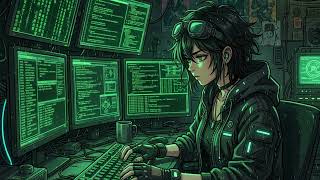 Cyberpunk Coding Lofi Mix | 1 Hour Hacker Ambience for Focus & Deep Work