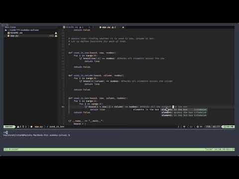 ASMR Python Sudoku