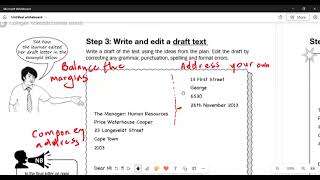 English Fal First additional language Grade12 Formal letter Paper 3