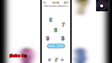 How to pass Brain out level 35? What 3 numbers add up to 12