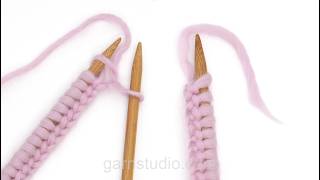 Cast On With 1 Strand And 2 Needles Knitted Cast On