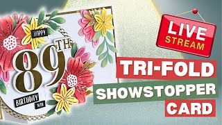 🔴 Nans Showstopper Birthday Cards | Cardmaking Live!