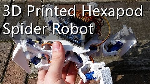 3D Printed Spider Robot | Walking Tests