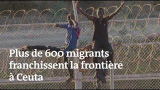 600 migrants franchissent la frontière de Ceuta