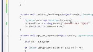 C# Tutorial 85  Textbox autocomplete with Database Values