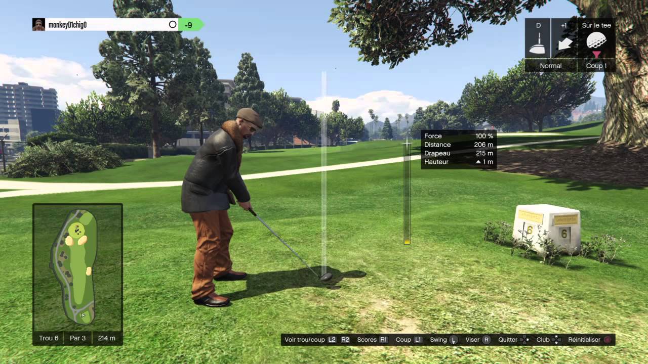 GTA 5 World Record 15 Online Golf YouTube
