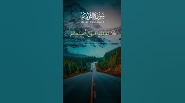 ايات من سورة التوبة #quran #المصحف