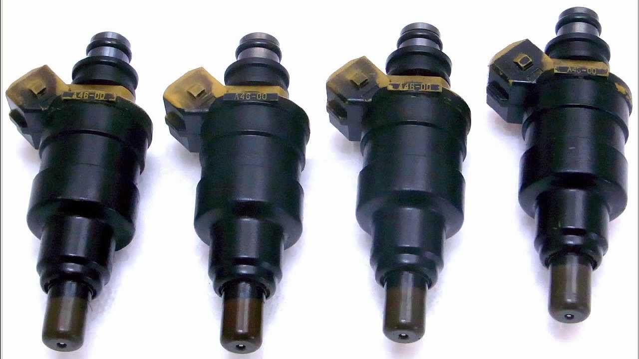 GTR 4x 444cc injectors for 200sx 180sx CA18DET 240sx KA24E YouTube