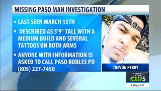 The search continues for missing Paso Robles resident Trevon Perry