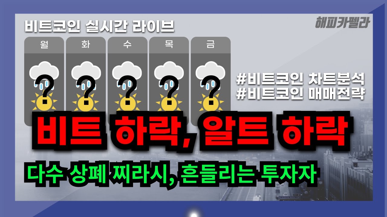 비트코인 실시간, 비트하락, 알트하락 ! 다수 상장폐지 찌라시, 혼동되는 투자자 6/17 점심💎#비트코인 #비트코인실시간 #이더리움  #리플 #cryptocurrency #차트분석 - YouTube