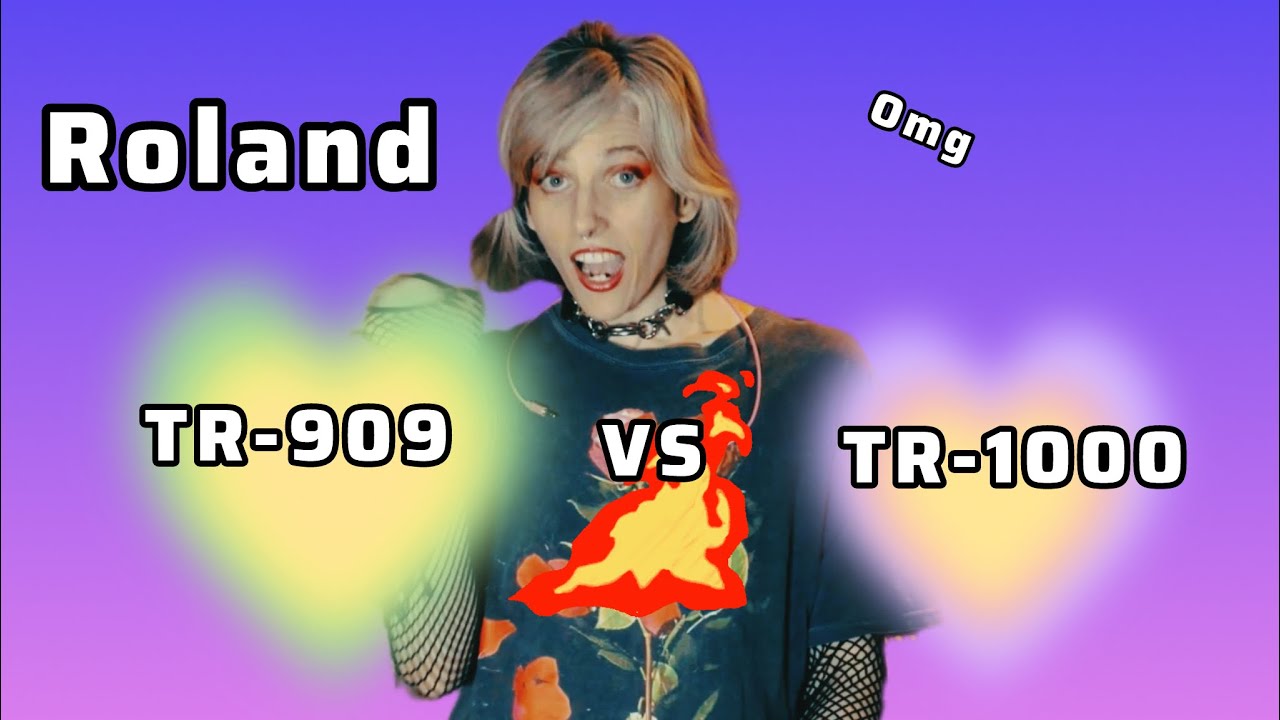 The NEW Roland TR-1000 vs the Original TR-909!